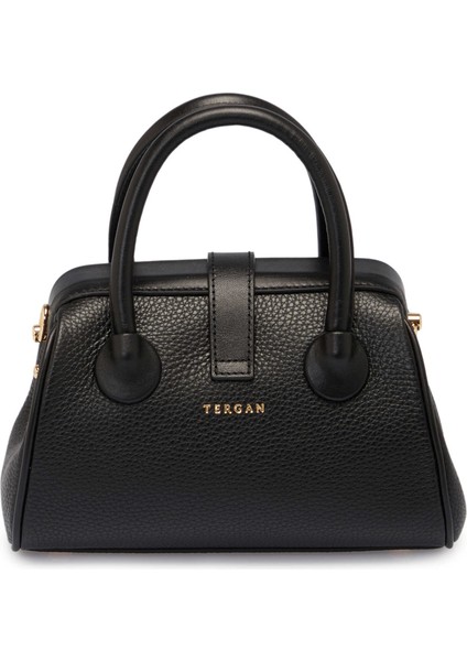 Siyah Deri Kadın Omuz Çantası - S25Y1BC80442-D3H