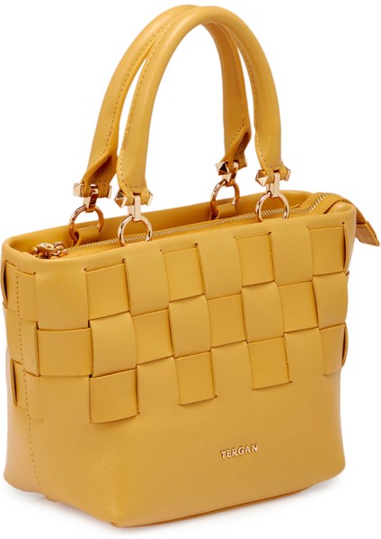 Sarı Deri Kadın El Çantası - S25Y1BC80408-H5G fiyatları