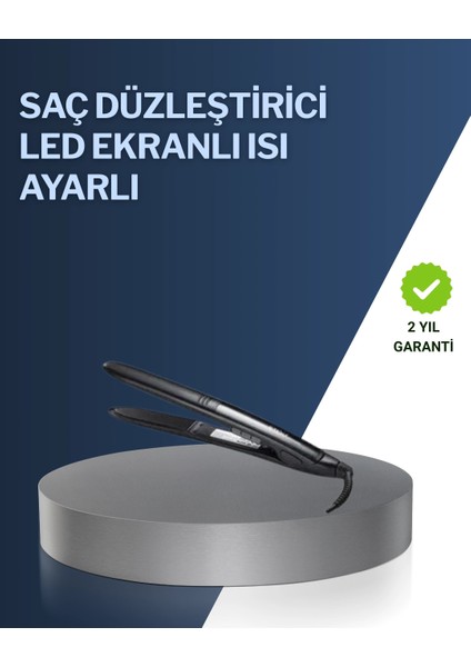 çınar ticaret 2025 yeni seri dijital ekranlı ısı ayarlı saç düzleştirici titanyum kaplama a kalite