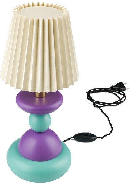 Little Lollies No:9 Renkli Masaüstü Aydınlatma - El Yapımı, Pirinç Detaylı modelleri