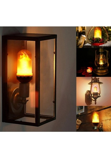 çınar ticaret eco lounge cata ct 4059 5w led alev ampul e27 duylu amber fiyatları