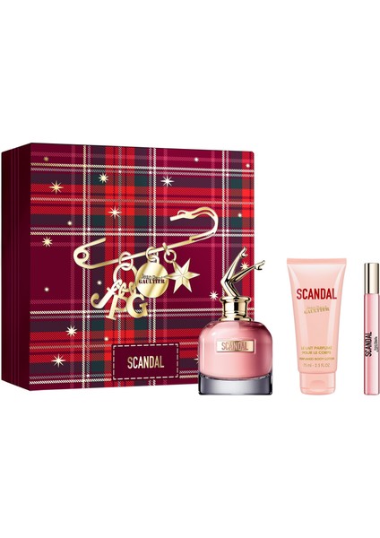 Scandal Edp 80 ml + Body Lotion 75 ml + Edp 10 ml