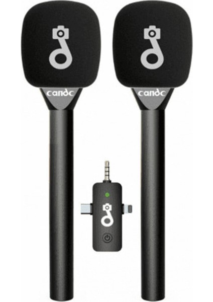 çınar ticaret çift mikrofonlu profosyonel kablosuz yüksek kaliteli ses kaydı röportaj mikrofonu modelleri