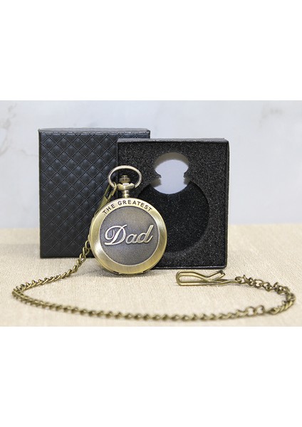 çınar ticaret özel kutulu dad (baba) tasarımlı antik köstekli saat
