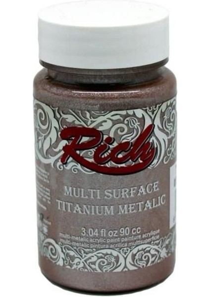 çınar ticaret rich multi surface titanium 2528 antik pembe metalik 90 cc