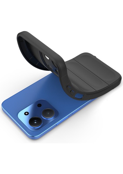 Xiaomi Redmi 15C Uyumlu Kılıf Etnik Optimum Mat Kamera Korumalı Silikon Siyah modelleri