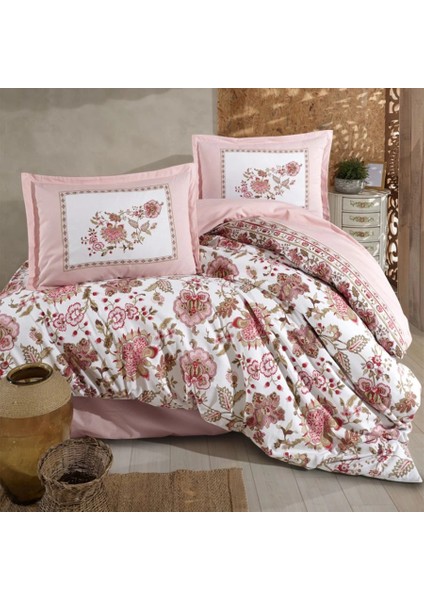 Ranforce %100 Pamuk Tek Kişilik Nevresim Omeya V1 Pudra fiyatları