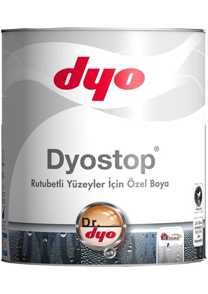 çınar ticaret dyo dyostop rutubet ve nem boyası 0,75 litre