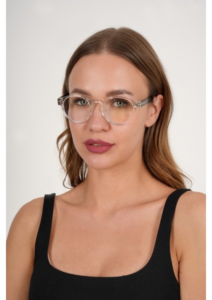 1066 C71 49 Olivier Philippe Mavi Işık Koruyucu Gözlük