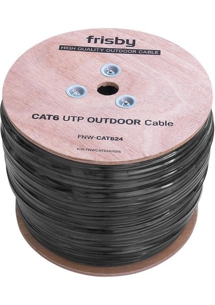 çınar ticaret frısby fnw-cat624 305mt 0.58mm 23awg cat6 dış mekan utp kablo