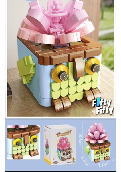 Panlos Mini Potted Plant Serisi Kuş Figürü 278 Parça Oyuncak Yapım Seti -FFP655010 fiyatları