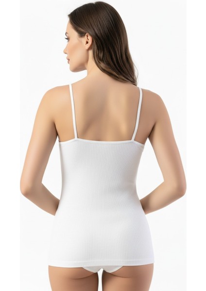 Kadın Pamuklu Ip Askılı Dantel Detaylı Esnek Atlet – Yumuşak Casual Iç Giyim modelleri