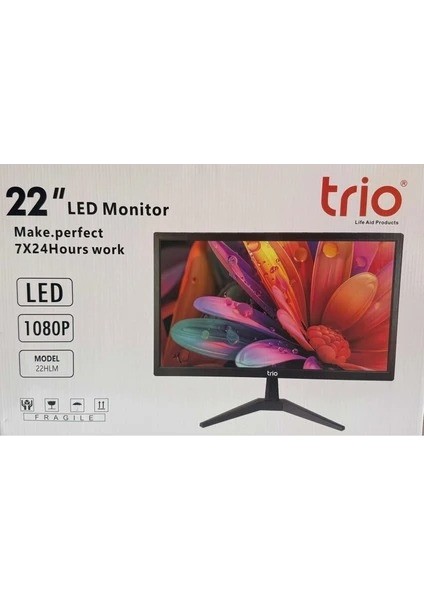 çınar ticaret trio 22 tr-22ws 1080p vga+hdmı led monitör (kargo ucretı alıcıya aıt)