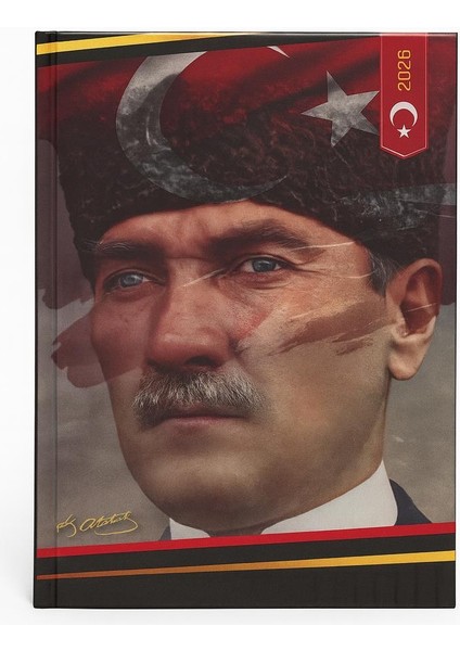2026 Atatürk Ajandası 17X24 cm Model-1