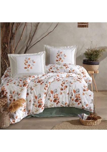 Ranforce %100 Pamuk Tek Kişilik Nevresim Ruska V1 Mint modelleri