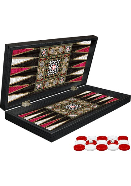 çınar ticaret klasik sedef ışlemeli tavla model 1