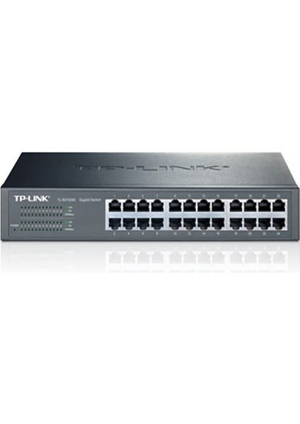 çınar ticaret tp-lınk tl-sg1024d 24 port 10/100/1000 gigabit desktop/rack switch (siyah çelik kasalı)