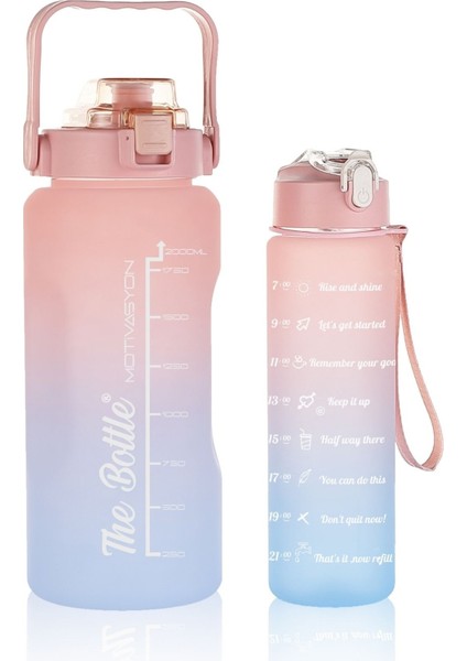 çınar ticaret motivasyonel suluk seti 2000 ml. ve 900 ml.