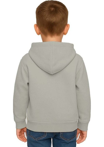 Unisex Mınıons Baskılı Çocuk Swaetshirt Baskılı Kapüşonlu 3 Iplik Şardonlu fiyatları