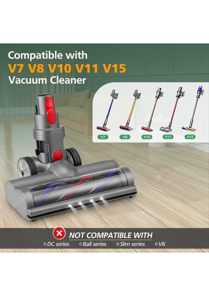 Dyson V7 V8 V10 V11 V15 Elektrikli Süpürgeler Için Silindir Zemin Fırça Başlığı (Yurt Dışından) fırsatları