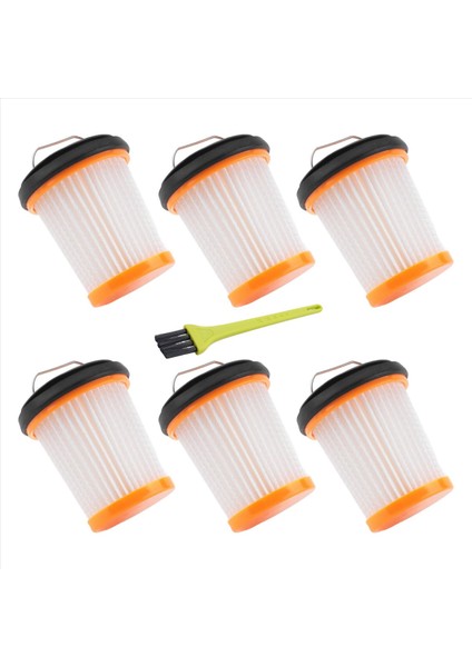 Shark WV201 WV200 WV205 WV220 Wandvac Için Fırçalı 6'lı Paket Filtre (Yurt Dışından) modelleri