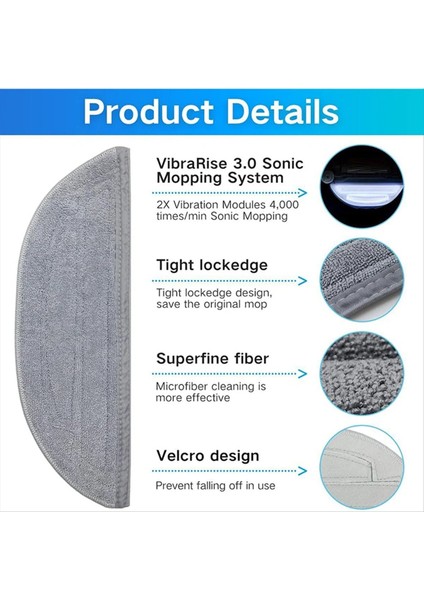 Roborock S8 Maxv Ultra, S8 Max Ultra, G20S Yedek Parçaları (Yurt Dışından) fiyatları