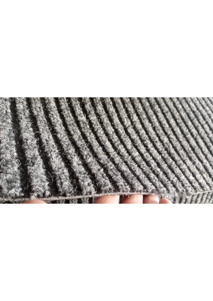 Gri Çelik Halı Kaymaz Taban Kesme Yolluk Oto Işyeri Paspas Iç ve Dış Mekan Ofis Paspas Kapı Önü