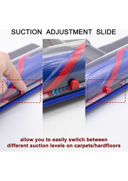 Dyson V7 V8 V10 V11 V15 Doğrudan Tahrikli Başlık Hızlı Çıkarmalı Başlık Temizleyici Fırçaları Için LED Işıklı Temizleyici Değişimi (Yurt Dışından) indirimleri