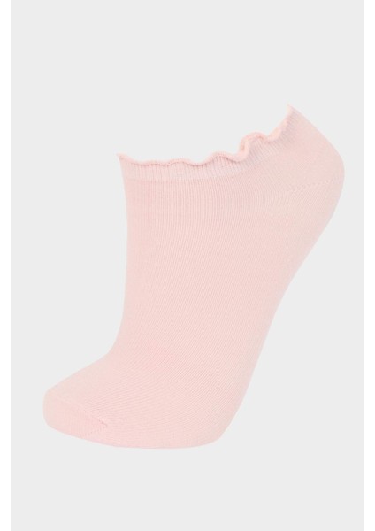 Kız Çocuk 5'li Pamuklu Patik Çorap