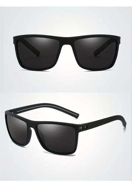 3806 Black 58 Olivier Philippe Polarize Güneş Gözlüğü