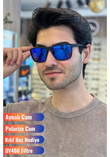 3806 Blue 58 Olivier Philippe Polarize Güneş Gözlüğü