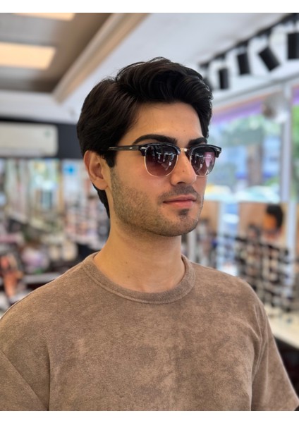 3201 Gold/Brown 49 Juliano Clubmaster Güneş Gözlüğü