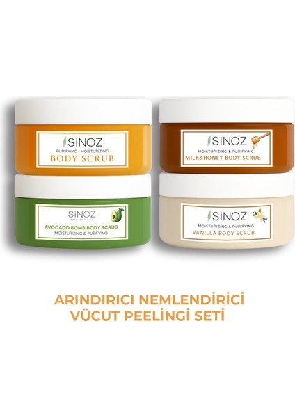 Arındırıcı ve Nemlendirici Vücut Peeling Seti