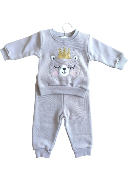 Laura Baby Sevimli Kız Bebek Çocuk Alt Üst Eşofman Takımı modelleri