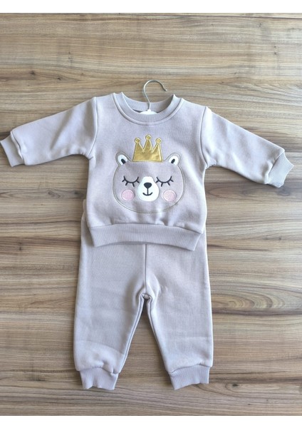 Laura Baby Sevimli Kız Bebek Çocuk Alt Üst Eşofman Takımı