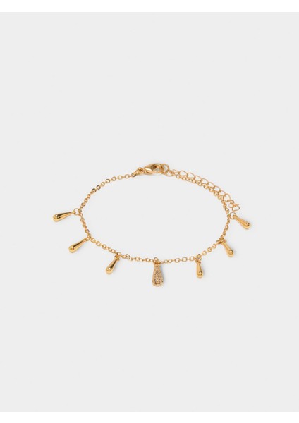 Damla Şeklinde Küp Zirkonlu Bilezik fiyatları