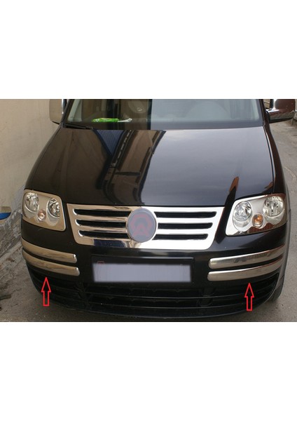 VW Caddy Uyumlu Ön Tampon Kaşı 4 Parça 2003 - 2010 Arası Modeller İçin