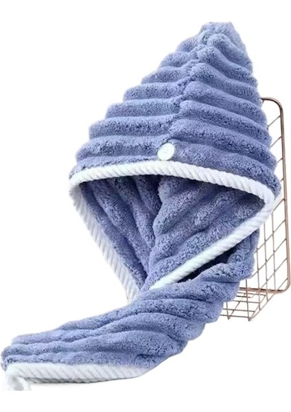 Hızlı Kuruyan Kalınlaştırılmış Saç Havlu Kurutma Saç Şapkası (Yurt Dışından)