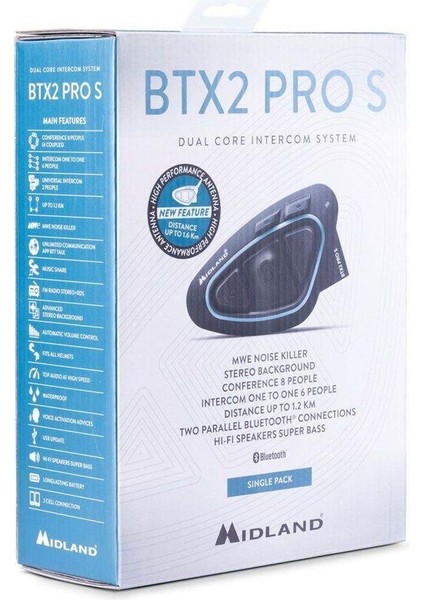 Btx2 Pro-S Lr Motosiklet Kask Içi Bluetooth Intercom fırsatları