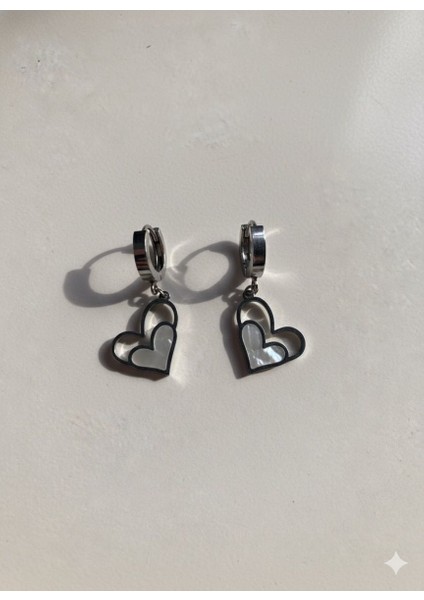 Kalpli Gümüş Küpe