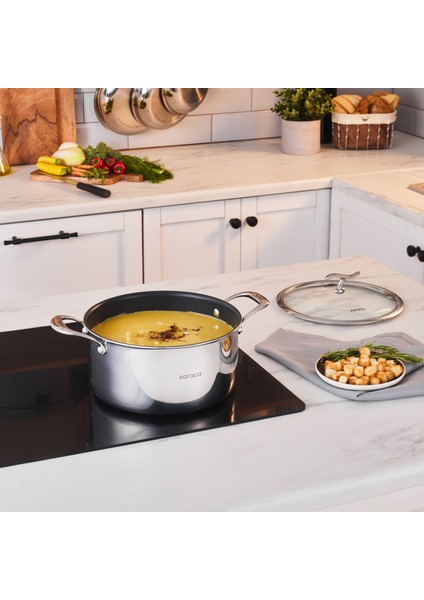 Plasma Steel 316+ 3ply Tencere 24 cm fiyatları