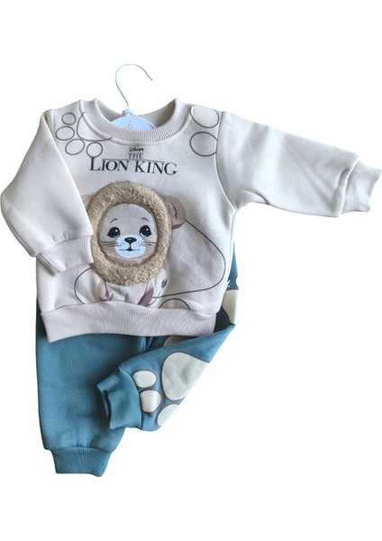 Laura Baby Aslanlı Erkek Bebek Çocuk Alt Üst Eşofman Takımı fırsatları