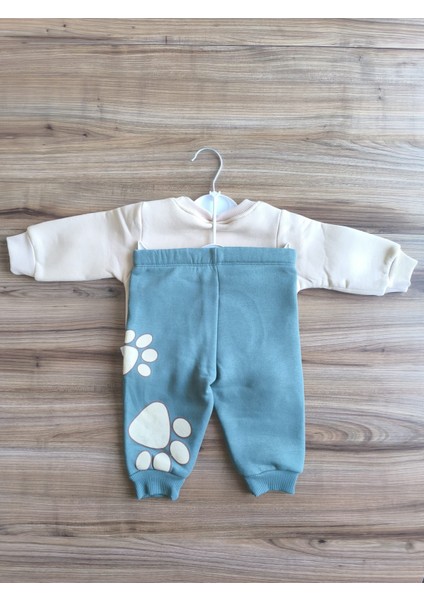 Laura Baby Aslanlı Erkek Bebek Çocuk Alt Üst Eşofman Takımı