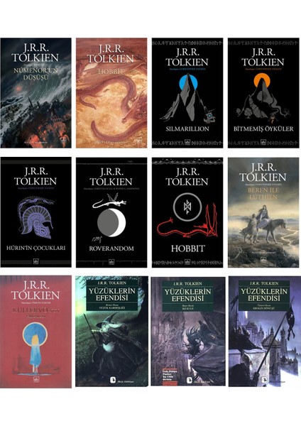 J.r.r. Tolkien 12 Kitap Seti