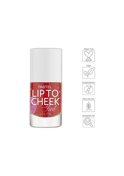 Lip To Cheek Tint Lolita – Dudak ve Yanaklar Için Doğal Renk Veren Likit Allık & Ruj fiyatları