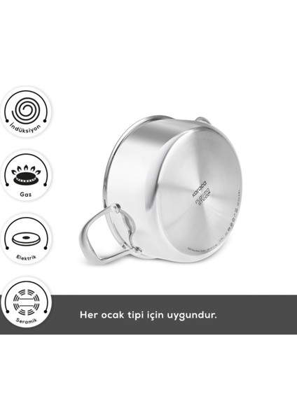 Plasma Steel 316+ 3ply Tencere 22 cm fırsatları