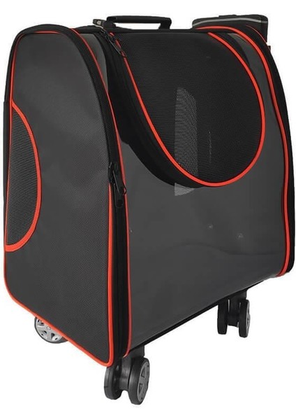 Icardi 4 Teker Kedi ve Köpek Valiz 41-36-27CM Siyah