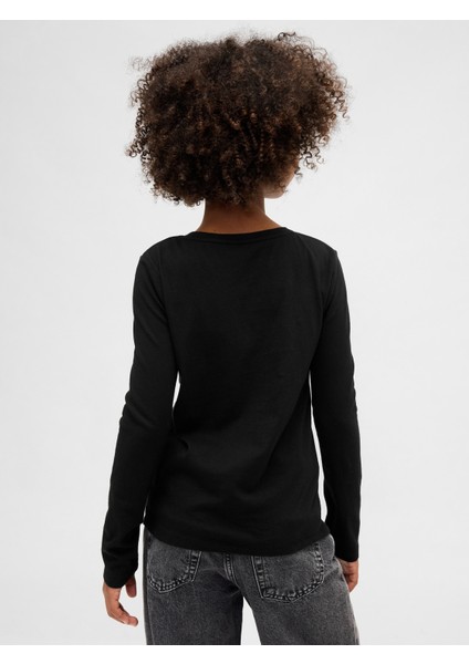 Kız Çocuk Siyah Gap Logo T-Shirt fiyatları