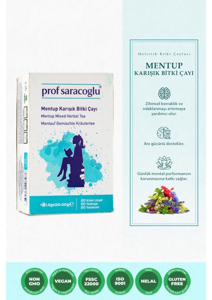 Mentup 20'li Karışık Bitki Çayı