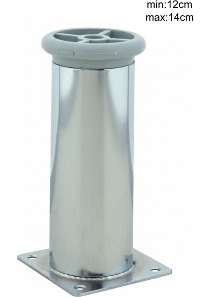 Metal Ayarlanabilir 3 Adet Mobilya Ayağı Metal Tablalı 12CM indirimleri